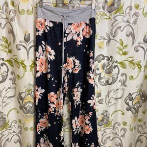 AMiERY Women's Comfy Casual Pajama Pants Floral